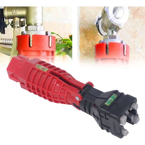 Clé à douille pliable 18 en 1 pour la réparation de salle de bain, la cuisine et la salle de bain, clé à douille portable, clé pour évier, clé pour tuyau d'eau (1/5)