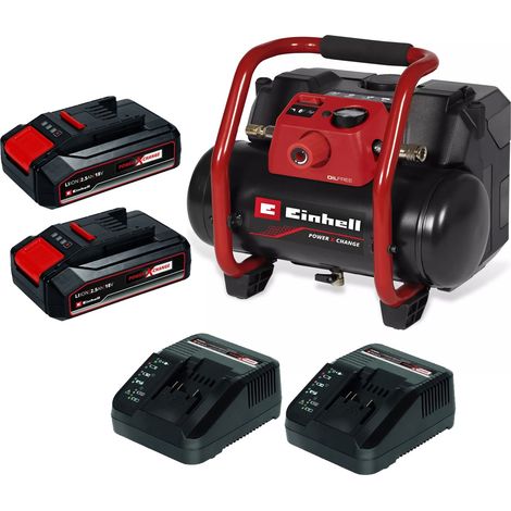 Einhell TE-AC 36/150 Li OF-Solo PXC Cordless Air Compressor 2x 18v 36V 2 x 2.5ah (1/5)