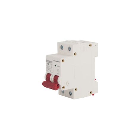 Disjoncteur 2P basse tension 6000A capacité de coupure montage sur rail DIN 63A DC 1000V