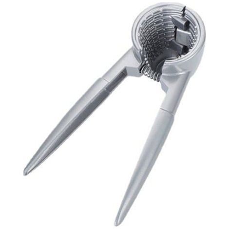 BelleRise - Nussknacker und Flaschenöffner aus Kokosnuss und Haselnuss (silber) (1/5)