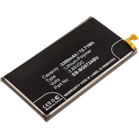 Batería CoreParts para Samsung Galaxy S10, Li-Pol, 3300 mAh, 3,85 V, 12,71 Wh, negra, MBXMP-BA1193