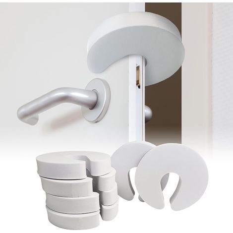 6 Pcs Anti pince doigt porte, Épaisseur accrue et densité, Bloc porte sécurité bébé, Stop-porte mousse, Protection porte bébé, Anti pince doigt, Anti porte qui claque, Plus durable (1/5)
