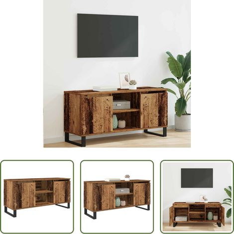 Altholz - TV-Schränk Altholz 104 x 35 x 50 cm Holzwerkstoff (1/5)