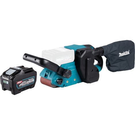 Makita BS 001 GT1 Levigatrice a nastro a batteria 40 V max. 76 x 533 mm Brushless + 1x batteria ricaricabile 5,0 Ah - senza caricabatteria (1/5)