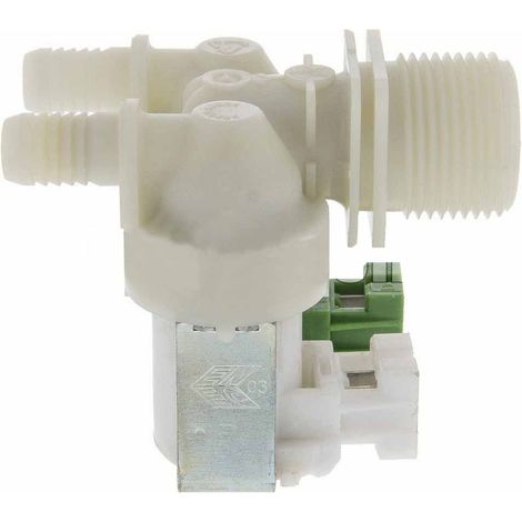 Electroválvula Lavadora 2 Vías Salida 180º