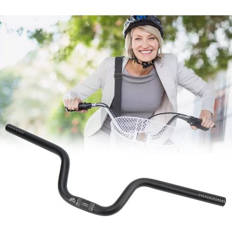 Guidon vélo Brompton en alliage aluminium LitePro, potence relevable 120mm noir pour guidon hirondelle (1/5)