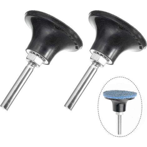 2pcs 50mm Pad Holder Support de Roll Lock Ponçage Mandrin de Polissage Changement Rapide Die Grinder Accessoires avec Tige 6.35mm Pour Outil Rotatif Ponçage Polissage (1/5)
