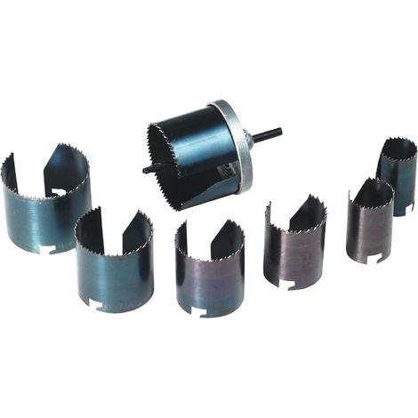 Set di seghe a tazza progettate per creare fori circolari su legno e plastica -Set 5 pezzi / 60 95 mm (1/4)