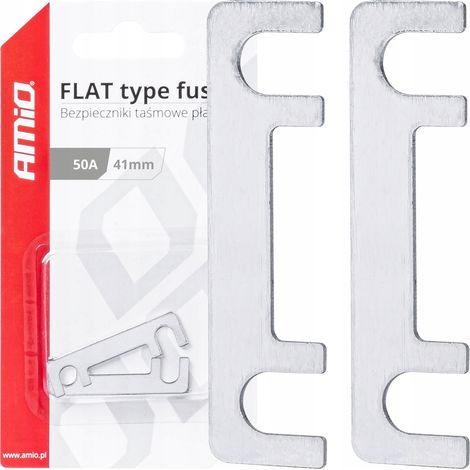 Flachstreifensicherungen 2 Stück 41 mm 50 A AMIO-03491 (1/3)