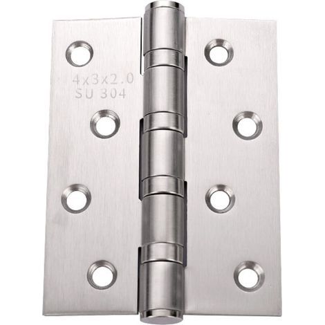 Pair Charnières de porte en acier inoxydable 5pcs Charnières de piano en acier inoxydable 304 (1/5)
