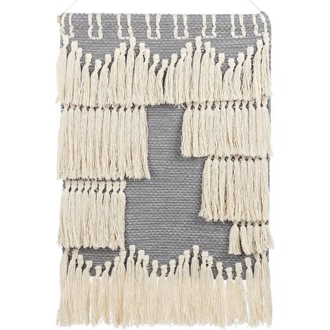 Wandbehang MAHRI Baumwolle 106 cm Grau (1/5)