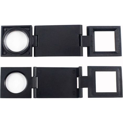 Loupe de table pliable - Unbrand - Grossissement 10x - Alliage de zinc - Verre optique - Design pliable (1/5)
