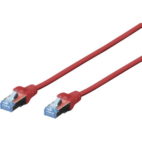 Digitus DK-1532-020/R RJ45 Patchkabel CAT 5e SF/UTP 2.00 m Rot verdrillte Paare 1 St.