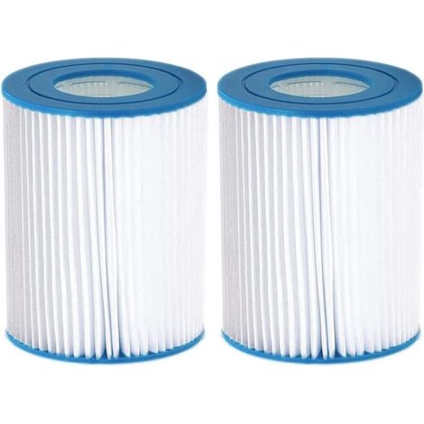Cartouche de Filtre de Piscine de Type II, Cartouche filtrante pour bestway 58094 Filtre Pack, Pompes de Filtre Cartouche de Filtre de Remplacement Universel. (2 pièces) (1/4)