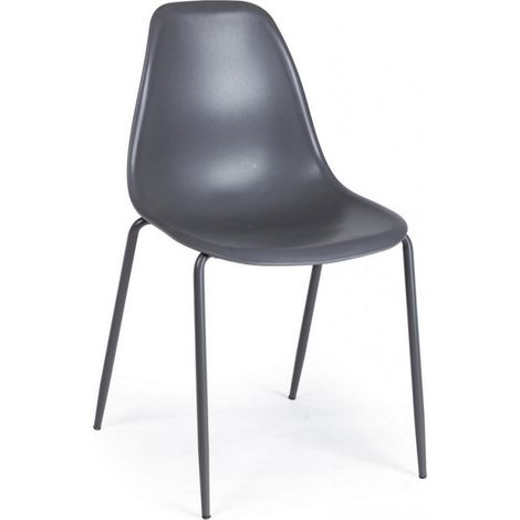 SEDIA IRIS PLASTICA GRIGIO - BIZZOTTO ANDREA (1/4)