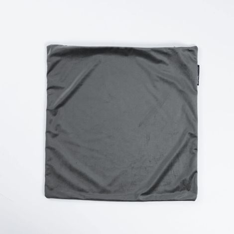 HOME DELUXE copricuscino in velluto COUSHY - antracite