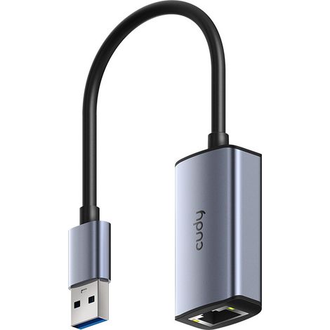 Cudy USB-A to Ethernet Adapter UE10A - Router - 1 Gbps tarjeta y adaptador de interfaz RJ-45 (1/3)