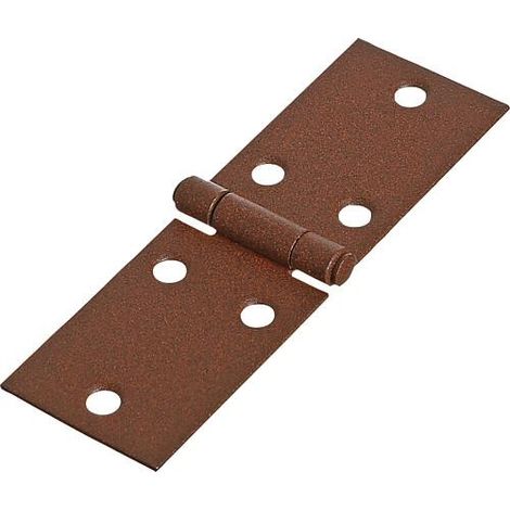 Charnière DURAVIS® 32 x 100 x 1,5 mm, matériau : Acier, bleu zingué, surface : brun rouille
