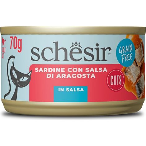 Umido Gatto - Schesir Grain Free Sardine e Aragosta 70 gr
