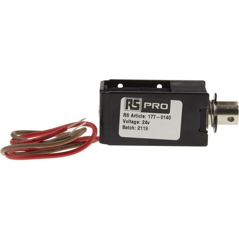Electroaimant linéaire RS PRO 24 V 30 x 27 x 53,5 mm ( Prix pour 1 )