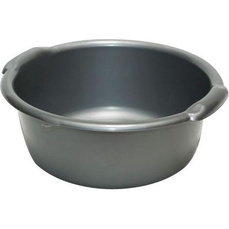 ALUMINIUM ET PLASTIQ - Bassine ronde ø38cm 11l silver (1/2)