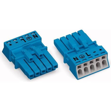 [NEUWERTIG] Wago Netz Steckverbinder Steckdose Winsta Mini Buchse Gerade 5 Polig 16 A 50 St    B-Ware