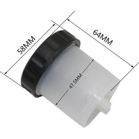 Pièces de modification pour motos, pompe de frein pour karting à quatre roues motrices, grand godet et bidon d'huile en plastique, provenant directement du fabricant. (1/5)