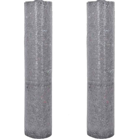 Polaires de peintre antidérapantes 2 pcs 25 m 220 g/m² gris (1/5)