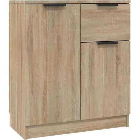 Maison Exclusive - Aparador de madera contrachapada color roble S (1/5)
