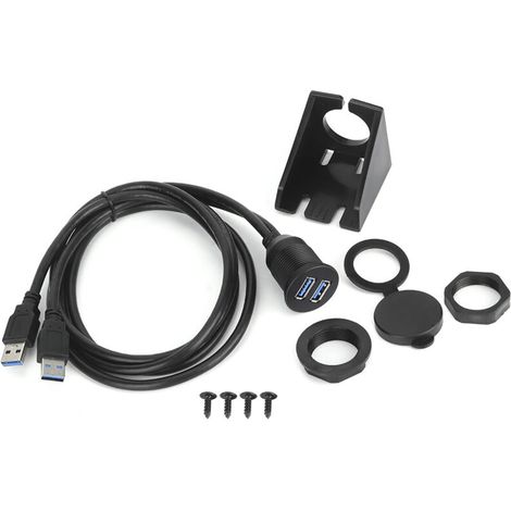 Dual-USB-3.0-Anschluss-Panelkabel – Wasserdichte Armaturenbrettverlängerung (1 Meter)