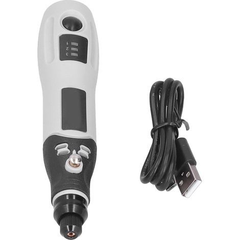 Mini-meuleuse sans fil portable, rechargeable par USB, pour le nettoyage et la gravure. (1/5)