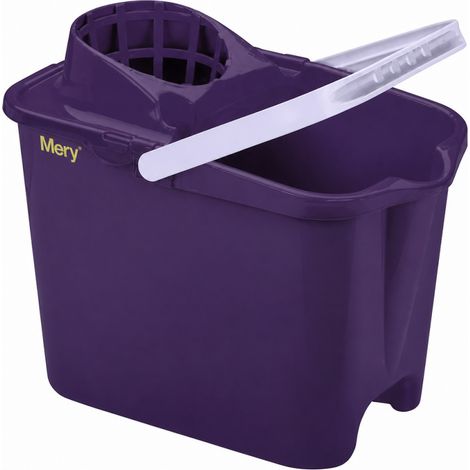 Rechteckiger Eimer 14l + Schleuder lila (1/2)