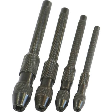 Jeu de 4 mandrins - collier de serrage nervuré - multirex