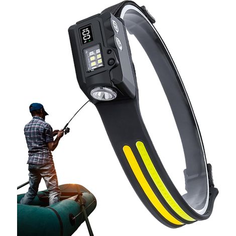Lampe Frontale Torche,300 Lumen Magnétique Capteur de (1/5)