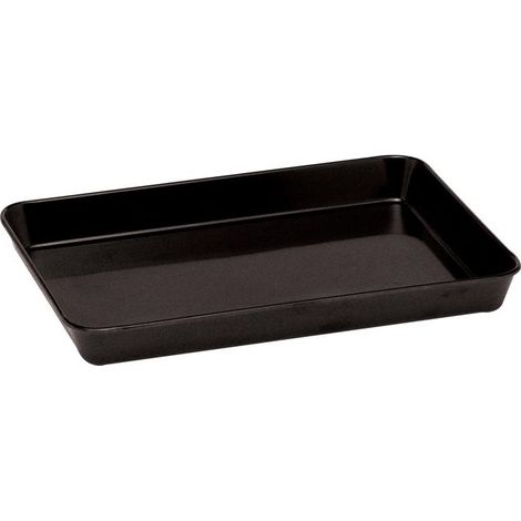 1 pièce plateau de présentation noir, en verre trempé, résistant à la chaleur, idéal pour apéritif et buffet