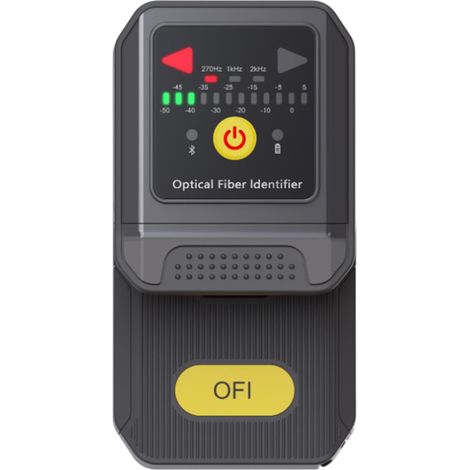 Elfcam - Identificateur de Fibre Optique FTTH,Détecteur de Fibre Active 1310/1490/1550 nm avec Indicateur de Direction du Signal,Compatible 250µm 900µm 2.0mm 3.0mm,Compatible avec la charge USB-C (1/5)