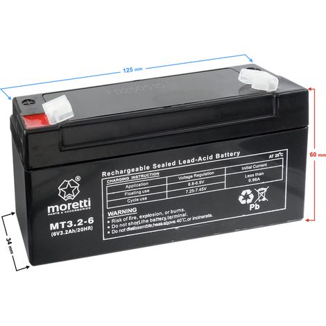 Moretti UPS MT3.2-6 Batterie (1/3)