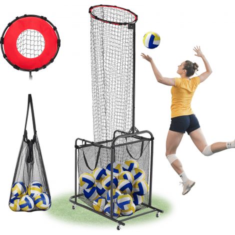 Rete per Allenamento Pallavolo, Angolazione e Altezza Regolabili (1/5)