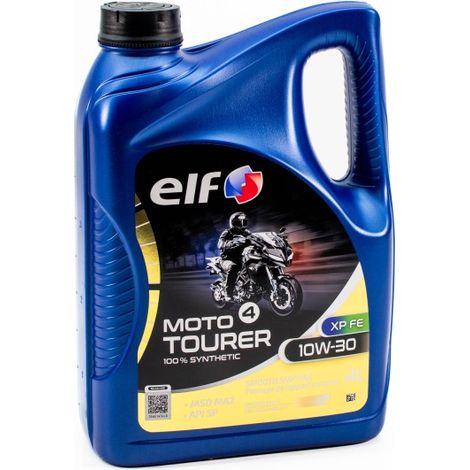 ELF Huile Moteur MOTO 4 TOURER XP FE 10W-30 4 Litres (1/2)