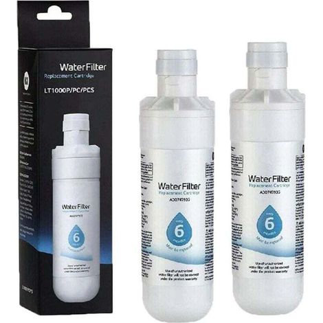 3er-Pack Kühlschrank-Wasserfilter, Ersatz für LT1000P/PC/PCS, MDJ64844601, ADQ74793501, ADQ7479350 (1/4)