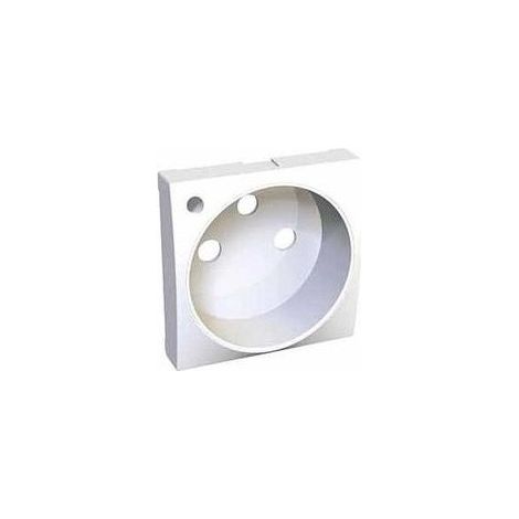 Enjoliveur prise 2P+T rotatif blanc type 45 ALTIRA SCHNEIDER ALB45097 (1/2)