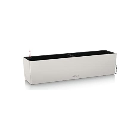 Fioriera da balcone LECHUZA Balconera Color 80 rettangolare auto-irrigante 12 L grigio chiaro