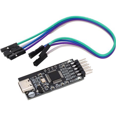 Graveur de téléchargement de Simulation STM32, débogueur de développement SWD, Port série USB, téléchargeur hors ligne, DC5V (1/5)