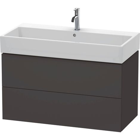 Duravit L-Cube mueble bajo lavabo suspendido, 2 cajones,