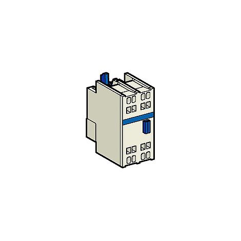 Contact auxiliaire BRES 1NO+1NC pour LC1D/F, 10A, 230V, IP20. (1/4)