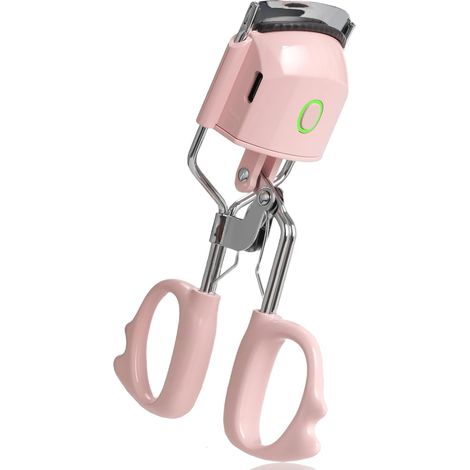 Recourbe-cils chauffant, chauffage rapide, recourbe-cils électrique, 2 réglages de température, courbure longue durée, recourbe-cils rechargeable en forme de C, courbure naturelle rapide pour les cils (1/3)