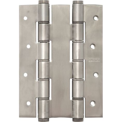 Pendeltürband doppelt wirkend, Rollen ø 18 mm, Höhe 180 mm, Edelstahl