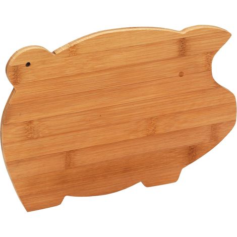 King Home TAGLIERE BAMBU' PIG 28x20x1h cm (1/4)