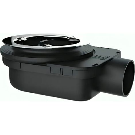 Bonde de douche NF ultra-plate horizontale SMART sans capot, H 48 mm