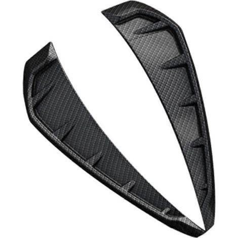 Garniture de protection d'aile latérale avant en fibre de carbone pour Honda Civic 10e génération (2016-2019) (1/5)